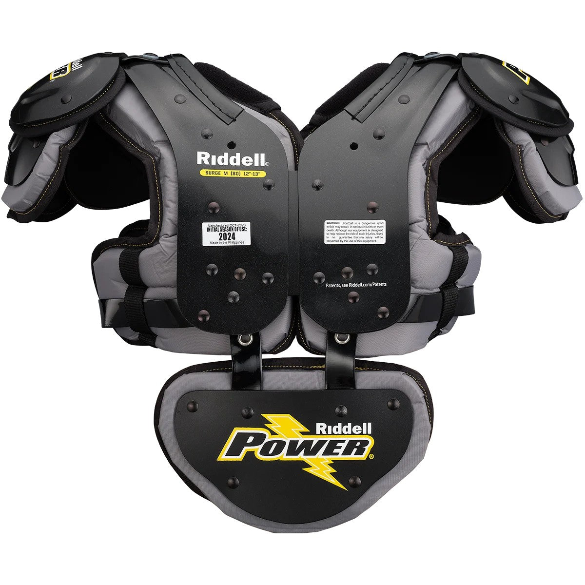 Riddell Power Surge Youth Football Shoulder Pads