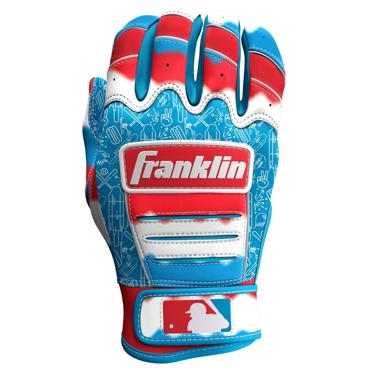 Franklin 2025 July 4th Youth Baseball Batting Gloves