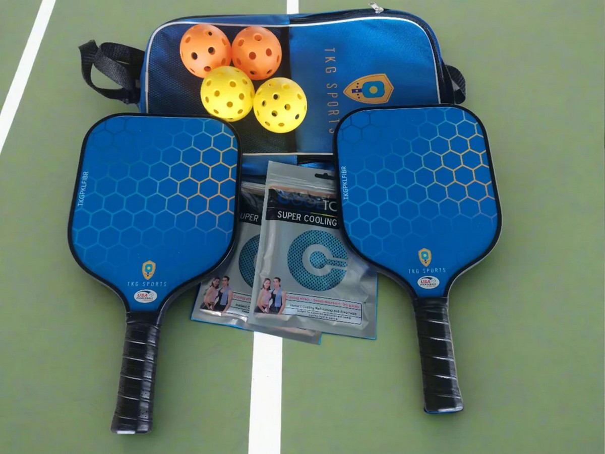 TKG Fiber Glass Pickleball Set