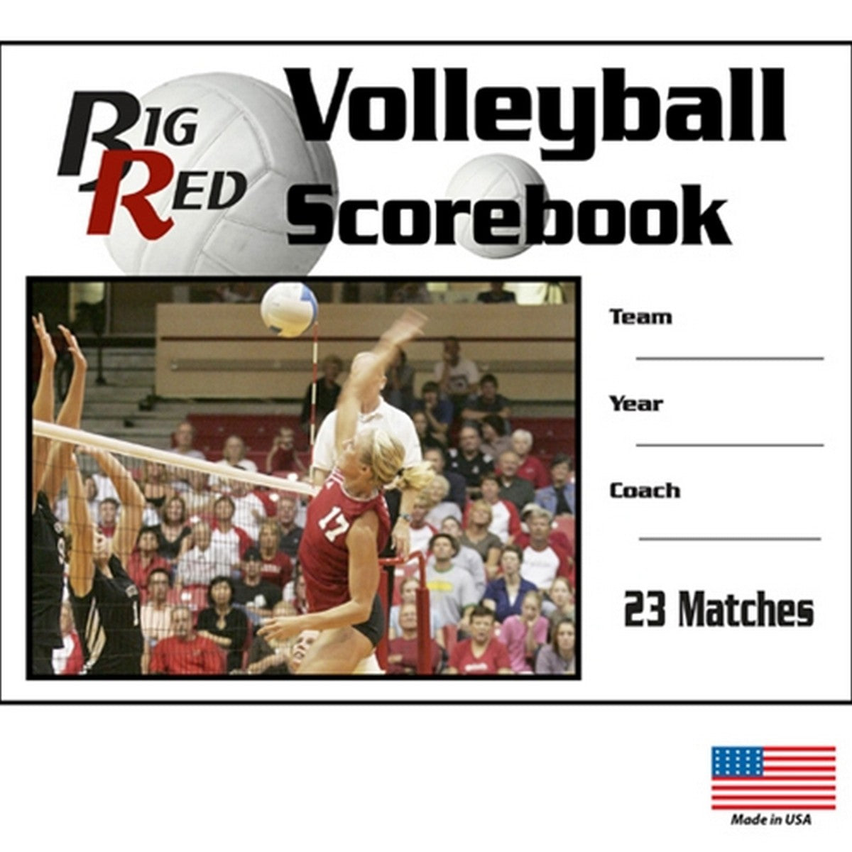 Big Red Volleyball Scorebook