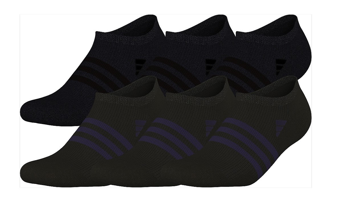 Adidas Mens Superlite 3.0 No Show Socks (6 Pack)