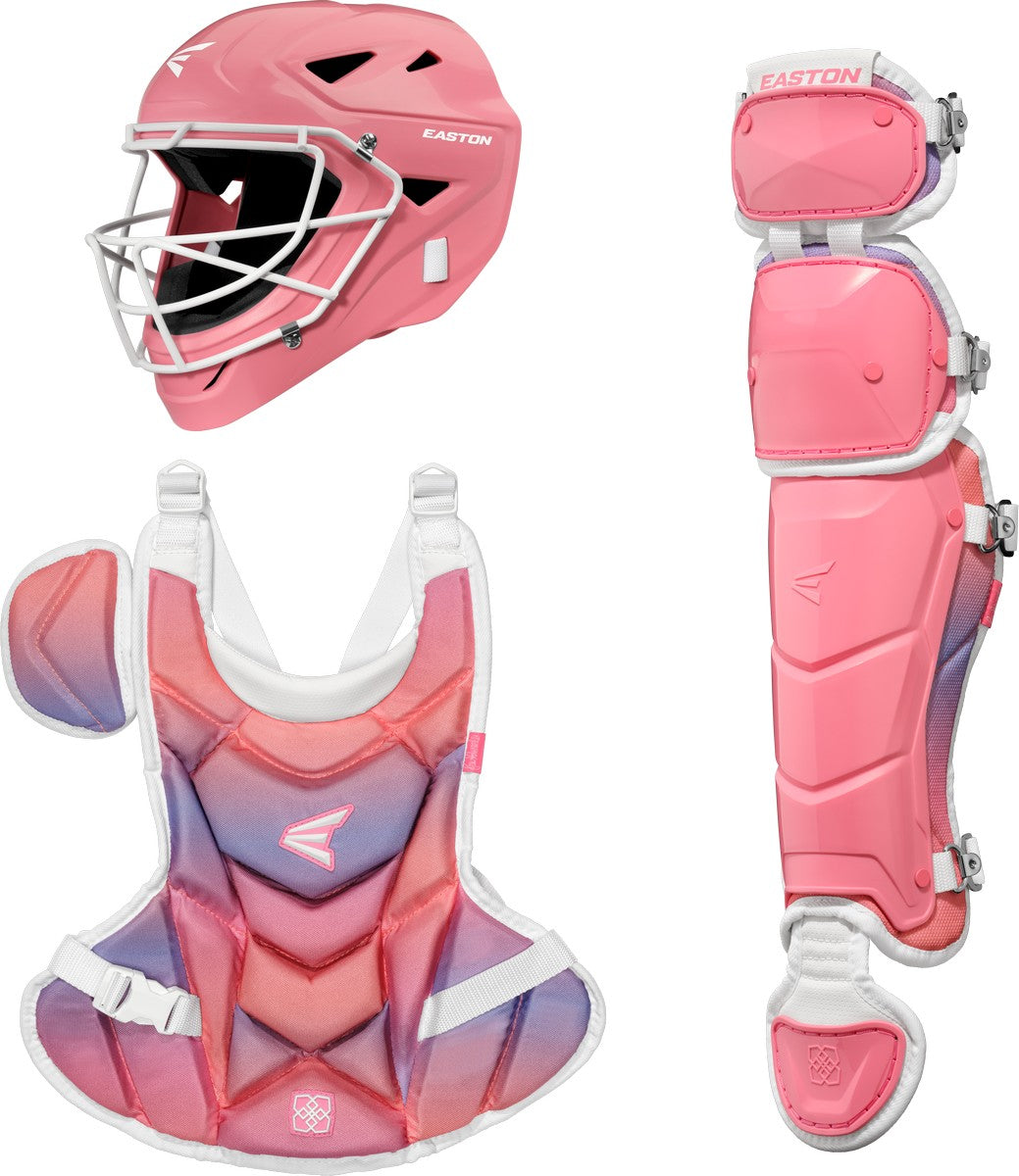 catcher gear youth baseball Easton Jen Schro My Very First Youth Catcher's Set, Pink, XS
