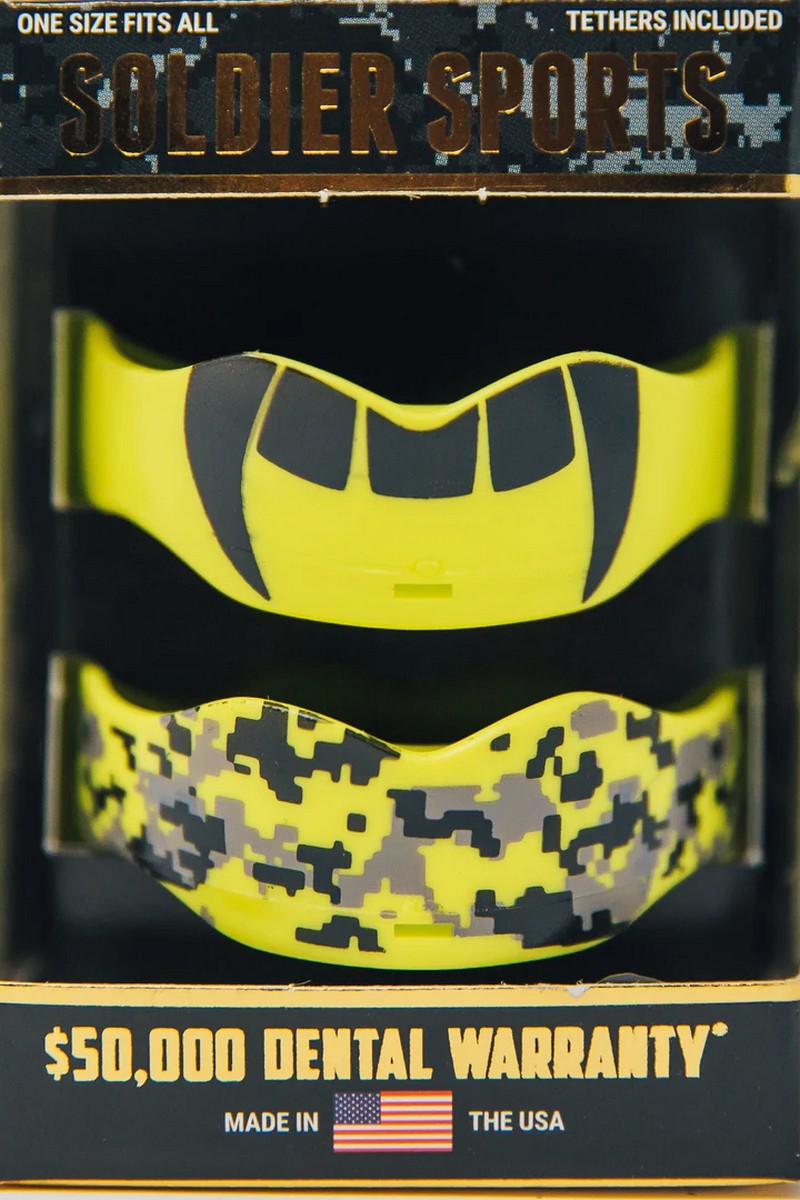 Soldier Neon Football Mouthguard
