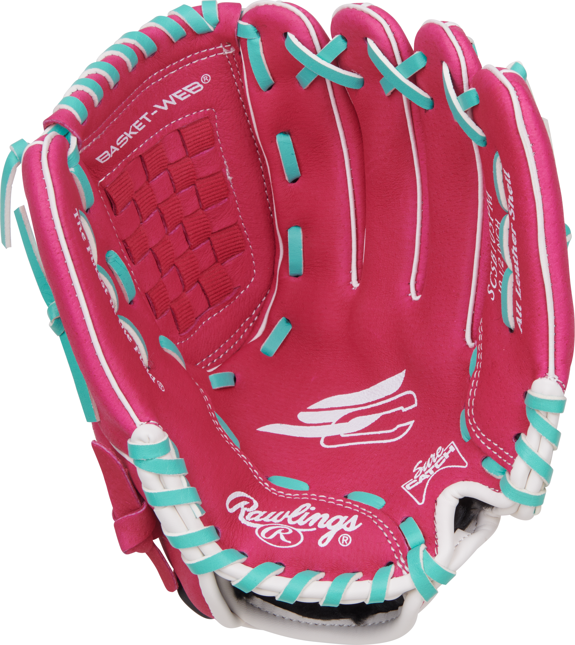 Rawlings Sure Catch Series SCSB105PM Model 10.5" Youth Fastpitch Softball Glove