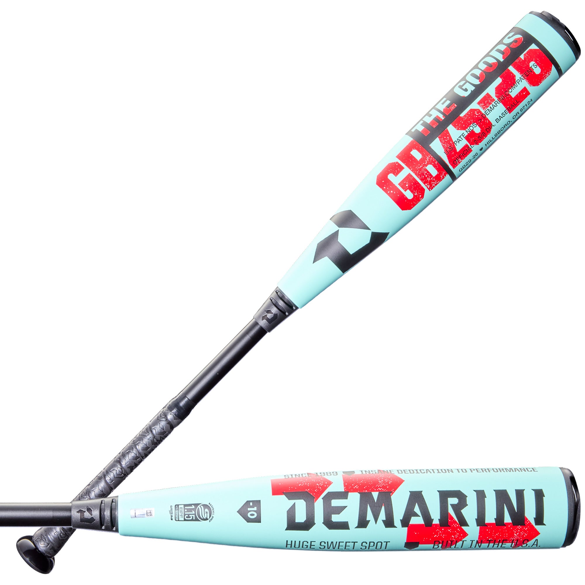 DeMarini 2026 The Goods 2-Piece Composite 2-3/4" Barrel -10 USSSA Baseball Bat