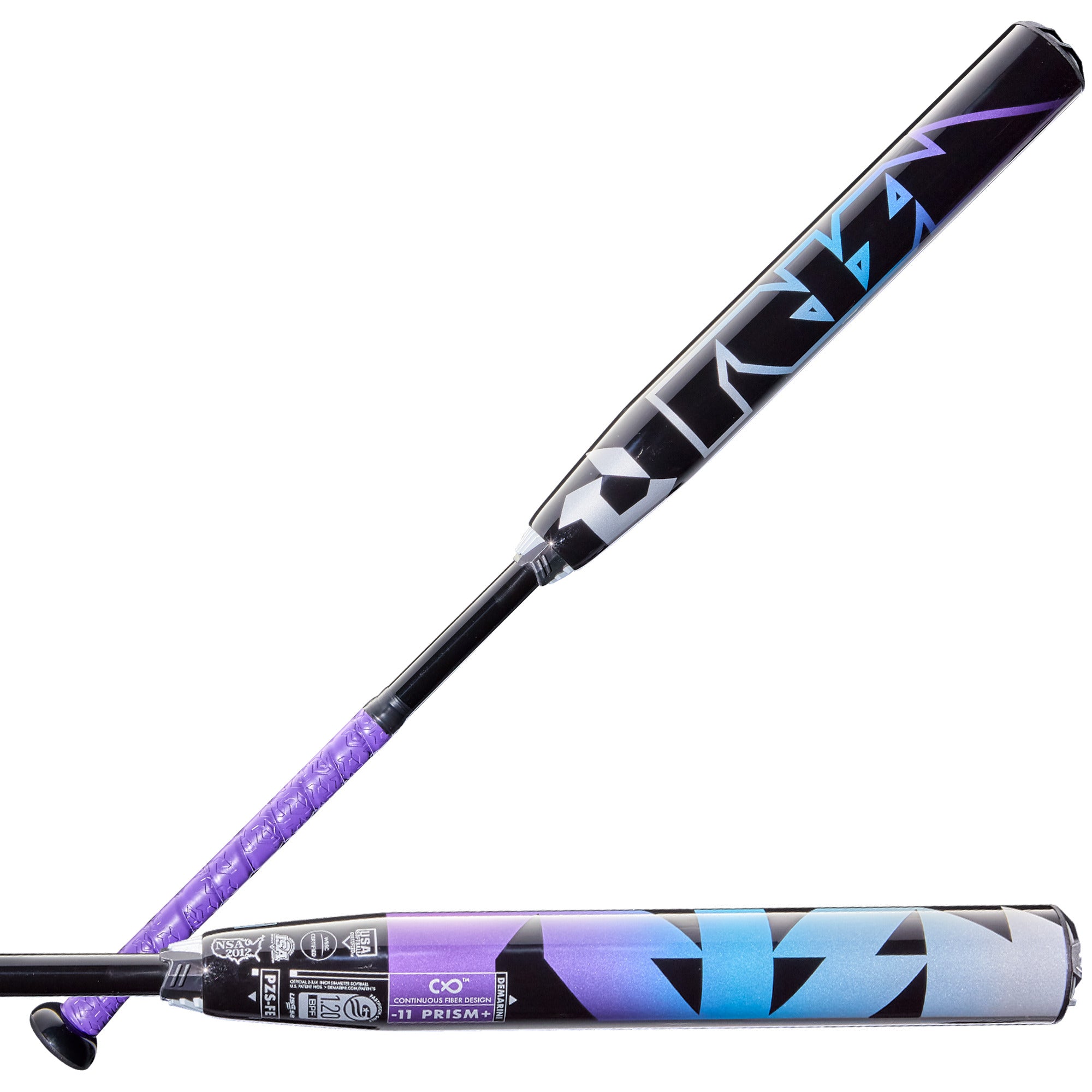 DeMarini 2026 Prism+ 2-Piece Composite 2-1/4" Barrel -11 Fastpitch Bat