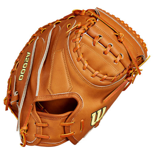 Wilson A2000 M23 Glove Day Series Saddle Tan Edition 33.5" Baseball Catchers Mitt