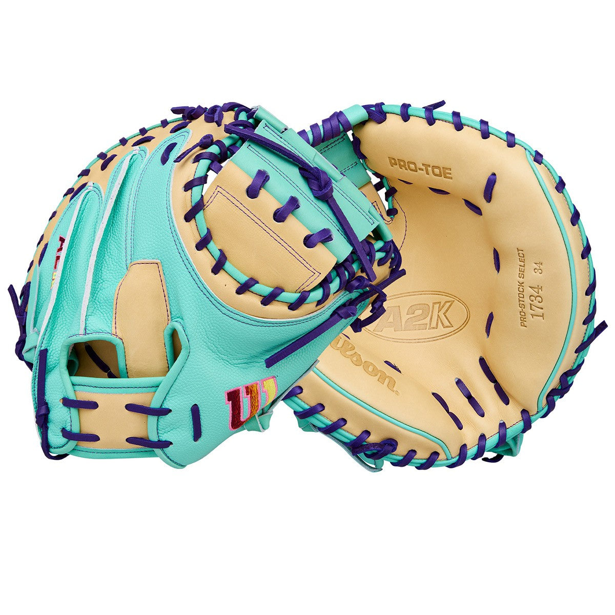 Wilson Spring 2026 A2K 1734 SuperSkin Model 34" Baseball Catcher's Mitt
