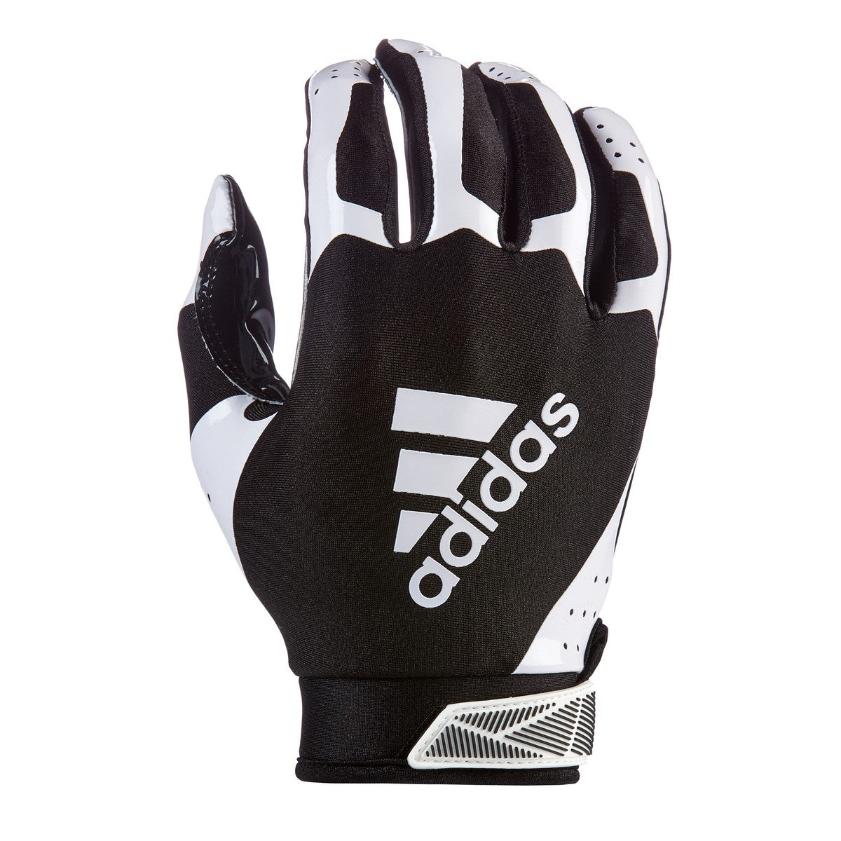 football handschuhe adidas adidas Youth Adifast 3.0 Receiver Football Gloves, Black/White / L