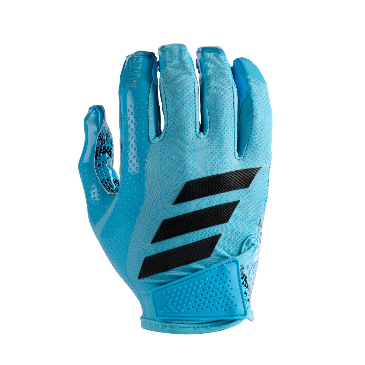 adidas bicycle gloves adidas Adult adizero 15 Electric Exotic Speed Football Receivers Gloves - BLUE