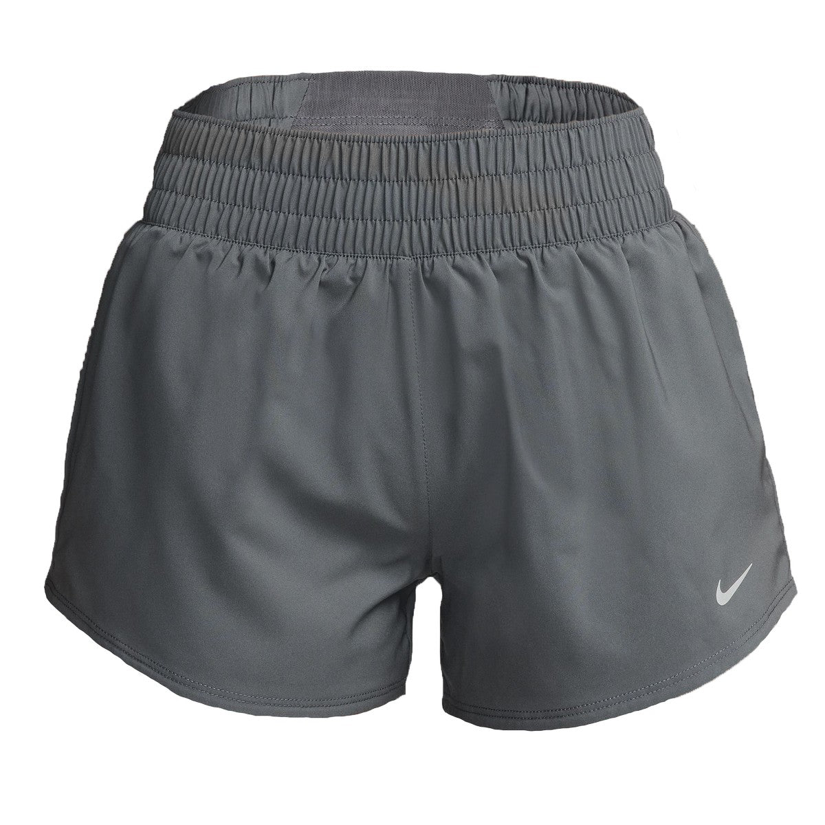 Nike Womens Dri-Fit Mid-Rise 3in. Brief-Lined Shorts