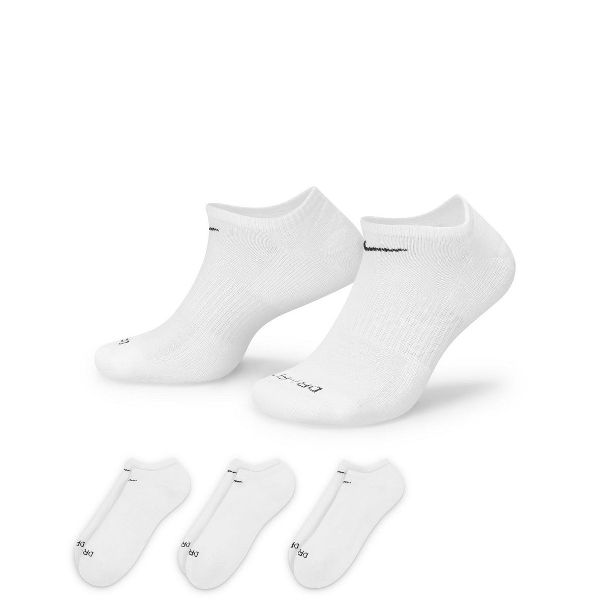 Nike Everyday Plus Cushioned Training No-Show Socks (3 Pair)