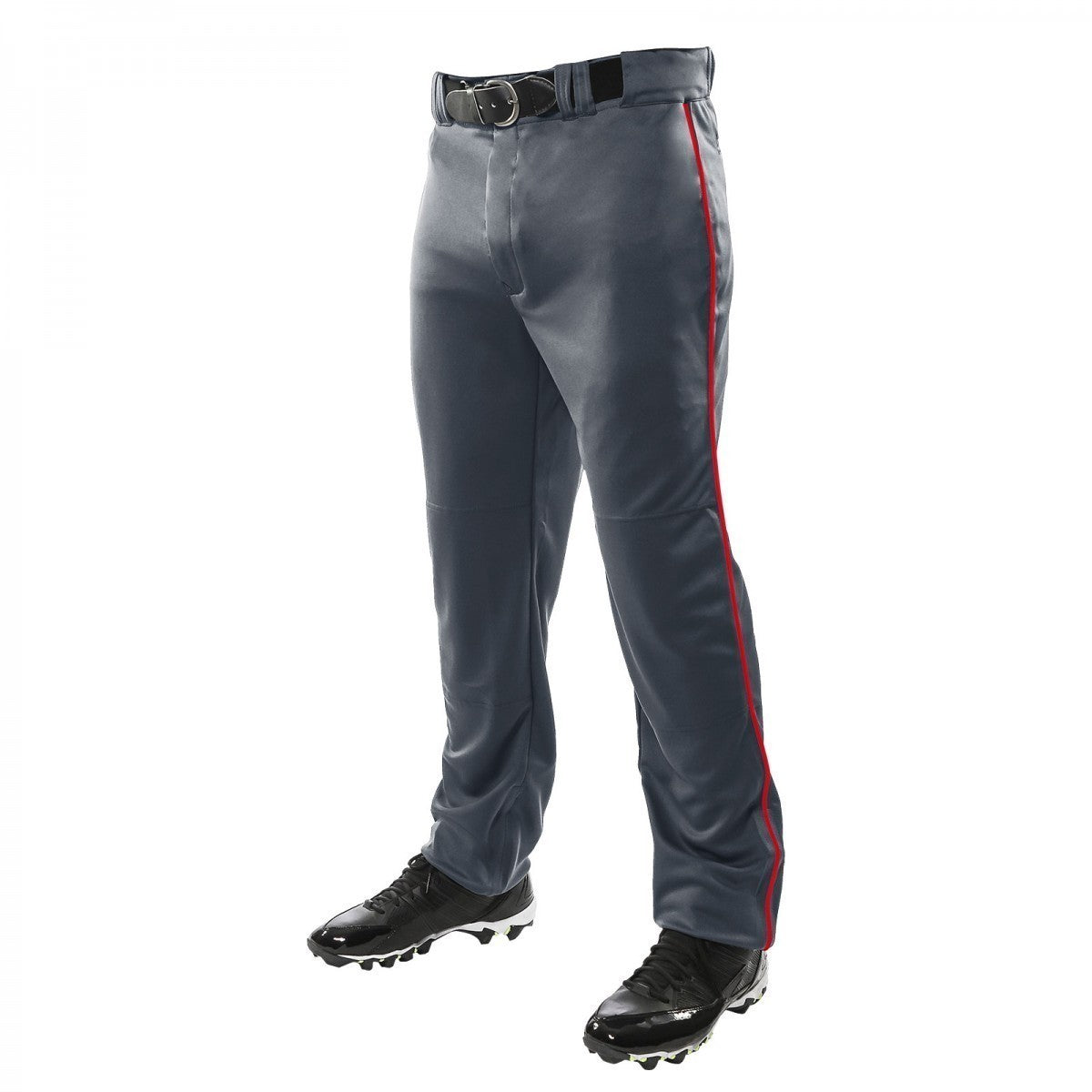 thumbnail interactive-video image 1 of CHAMPRO Men's Triple Crown Open Bottom Baseball Pants – Pro-Weight Stretch, Adjustable Inseam, Reinforced Knees 1 of 11