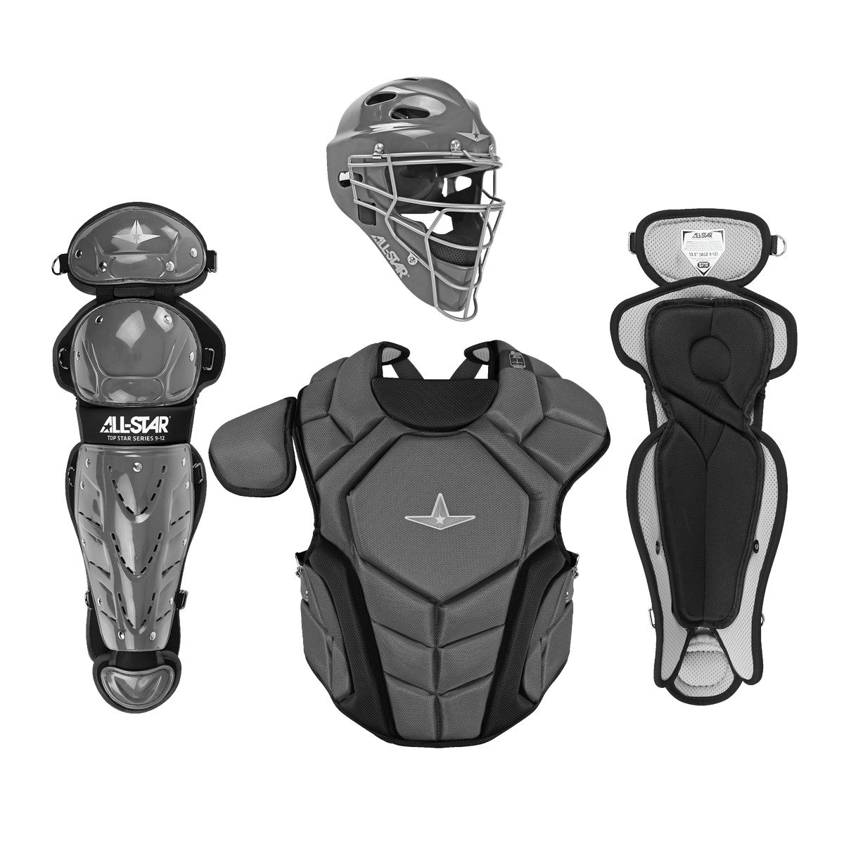 All Star Top Star NOCSAE Approved Baseball Catchers Kit (12-16)