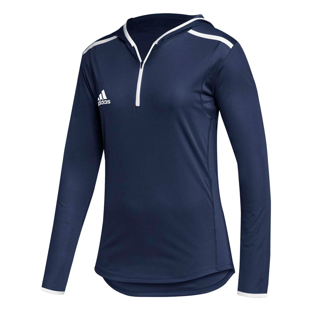 Adidas Womens Team Issue Hooded Long Sleeve Tee