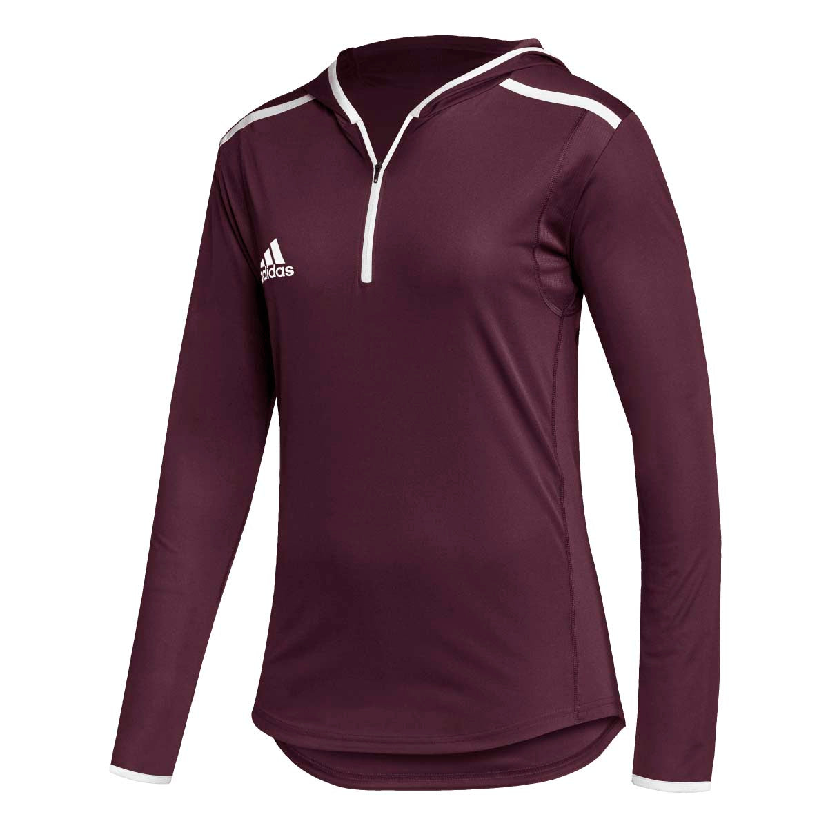 Adidas Womens Team Issue Hooded Long Sleeve Tee