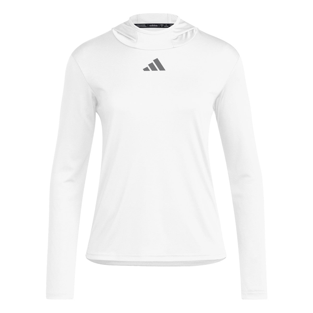 Adidas Womens D4T Long Sleeve Lightweight Hooded Tee