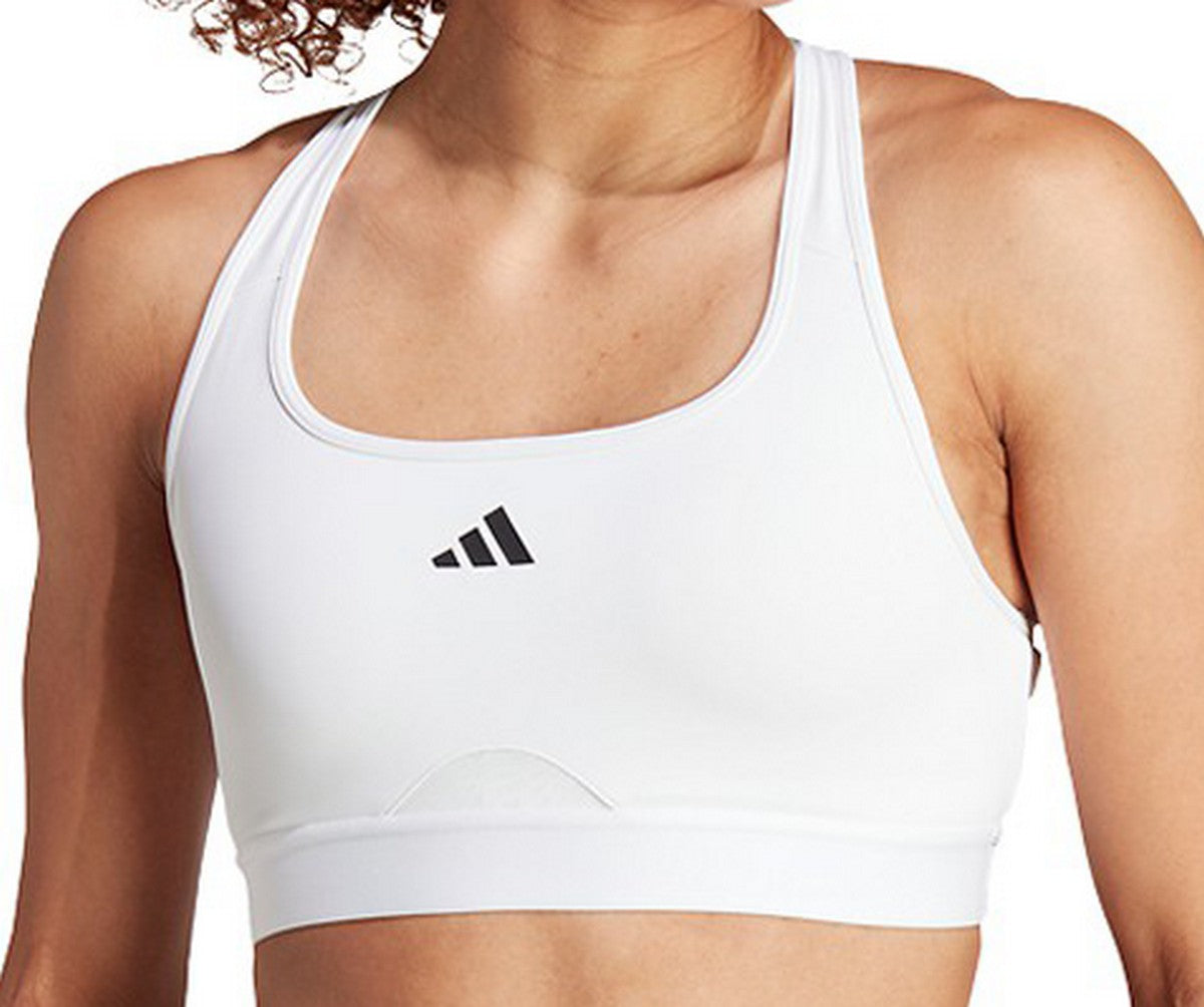 Adidas Womens Powerreact Training Medium Support Sports Bra