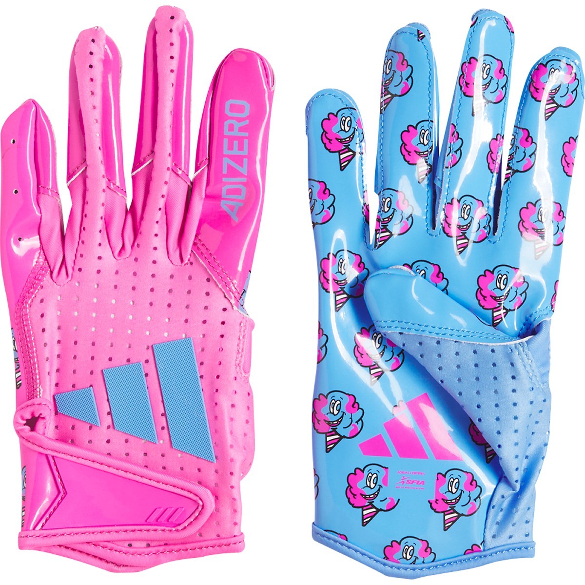 Adidas Adizero 14 Electric Snack Attack Football Receivers Gloves