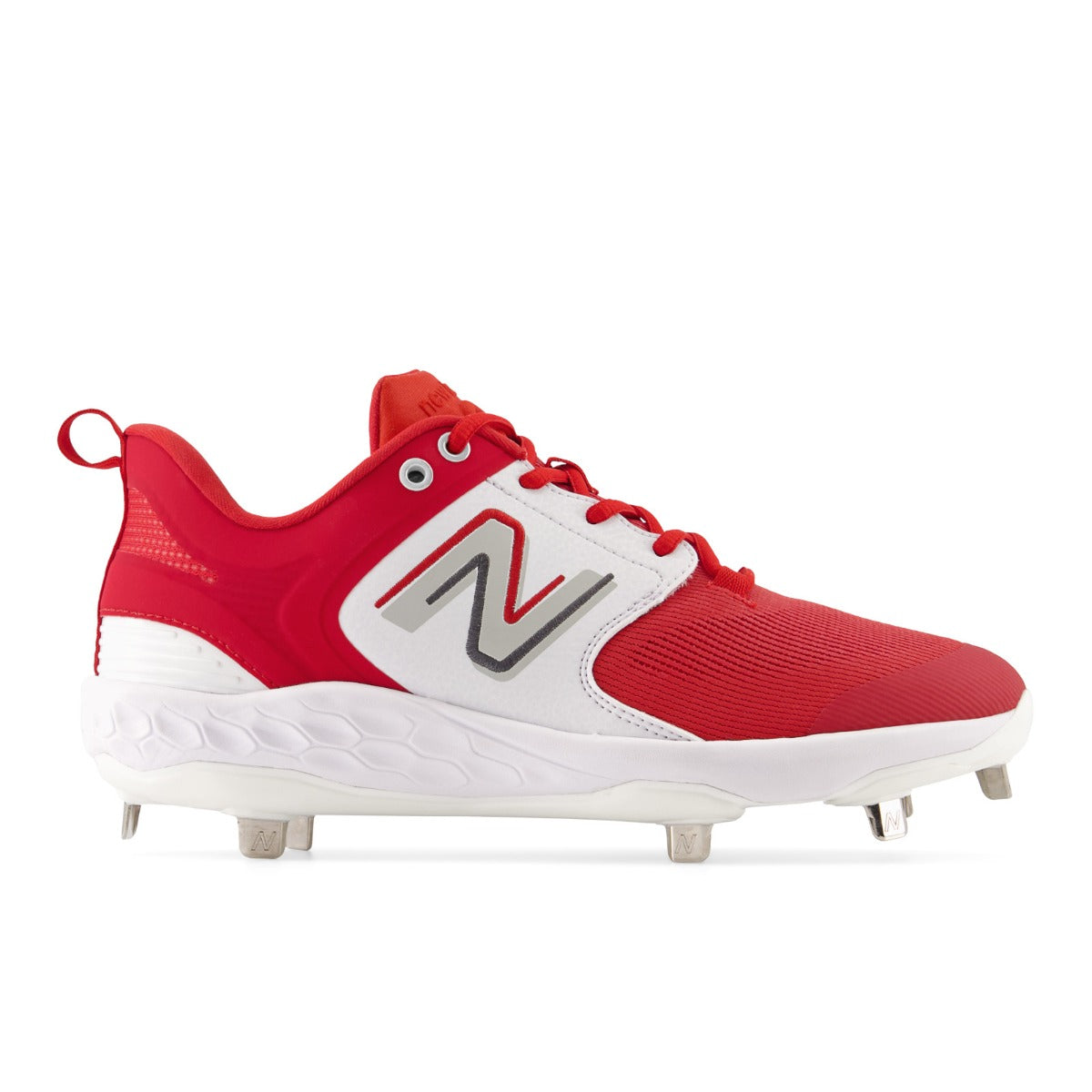 New Balance Baseball Cleats Men\'s Size 16 Spikes L3000TR2 RevLite RC Red White Amazon.com | New Balance New Men main image 2
