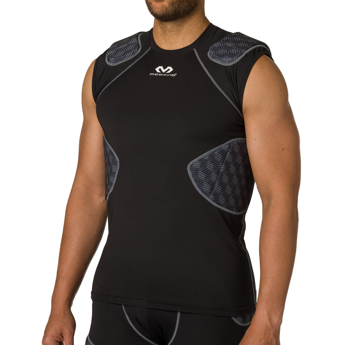 McDavid Adult Rival Integrated 5-Pad Football Padded Shirt