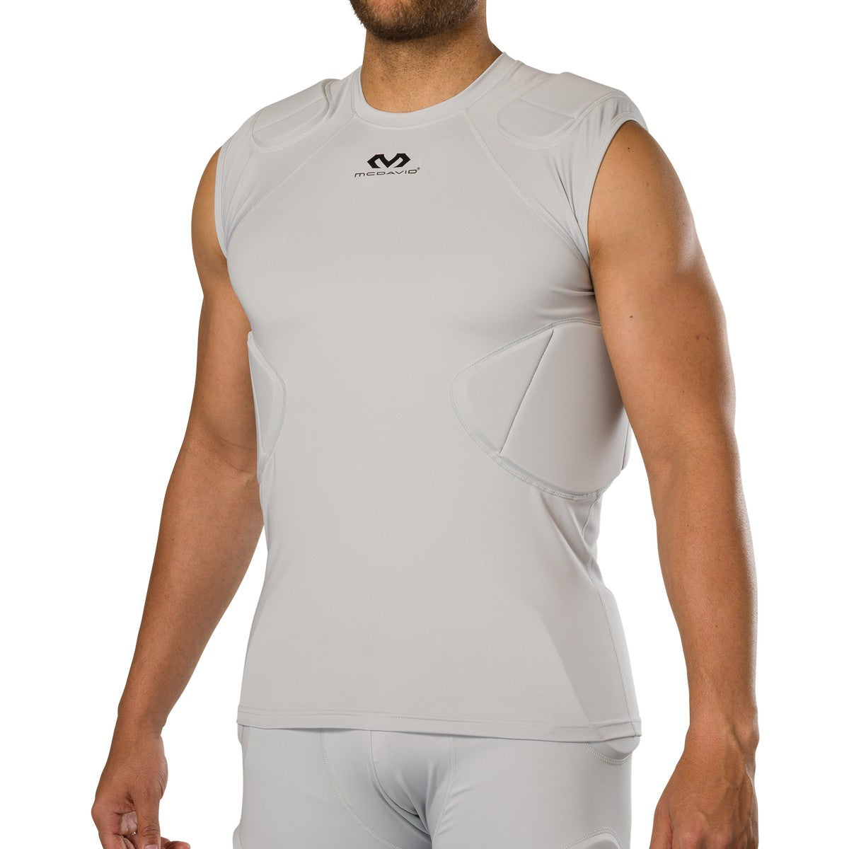 McDavid Adult Rival Integrated 5-Pad Football Padded Shirt