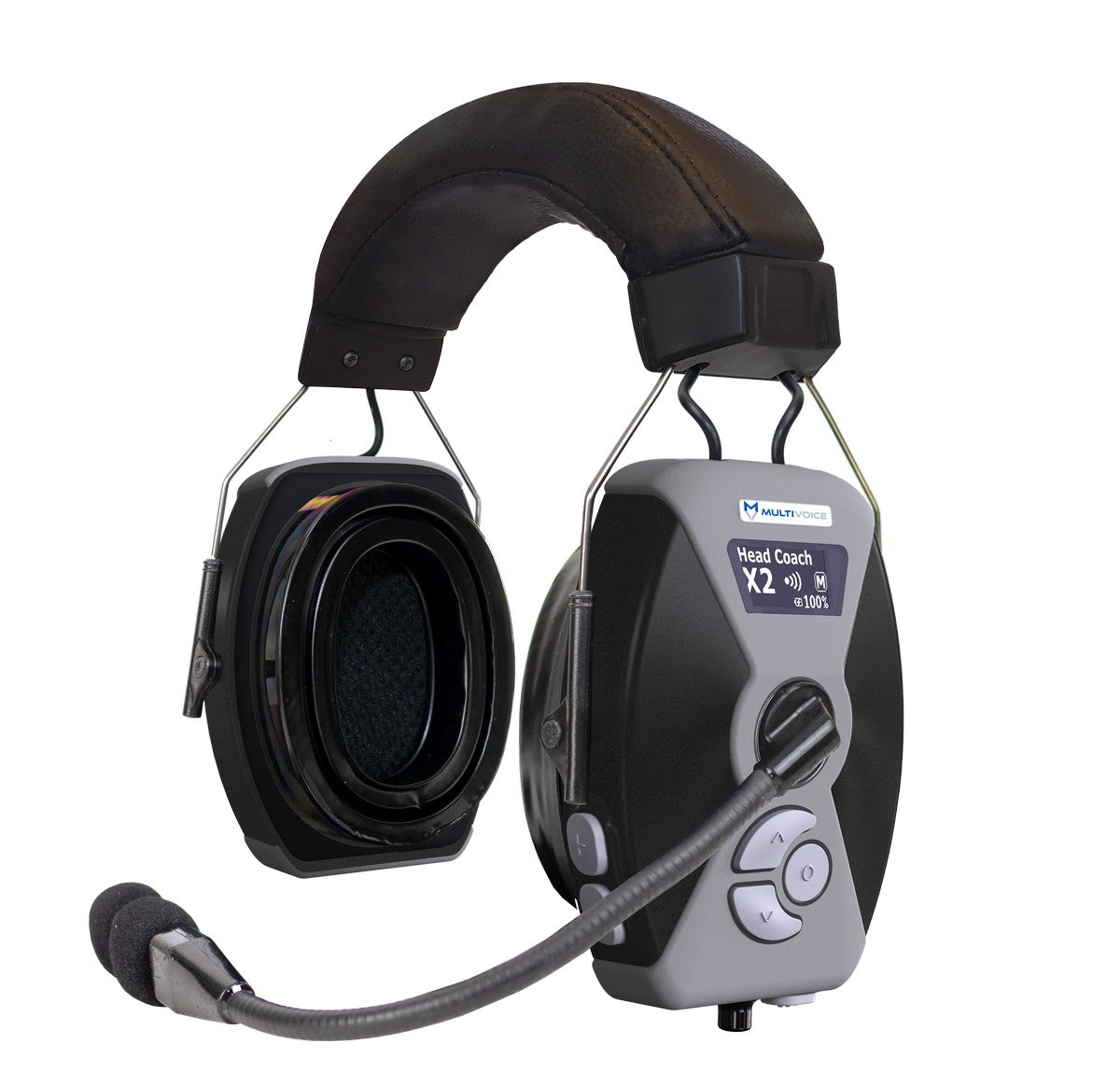 Multi-Voice All-in-One Double Muff Headset