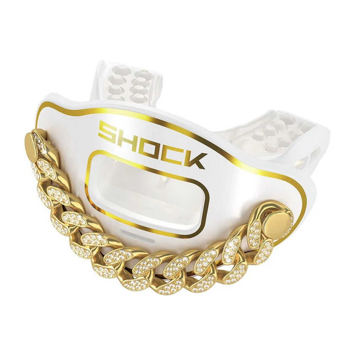 Shock Doctor Max Air Flow 3D Bling Chain Mouthguard