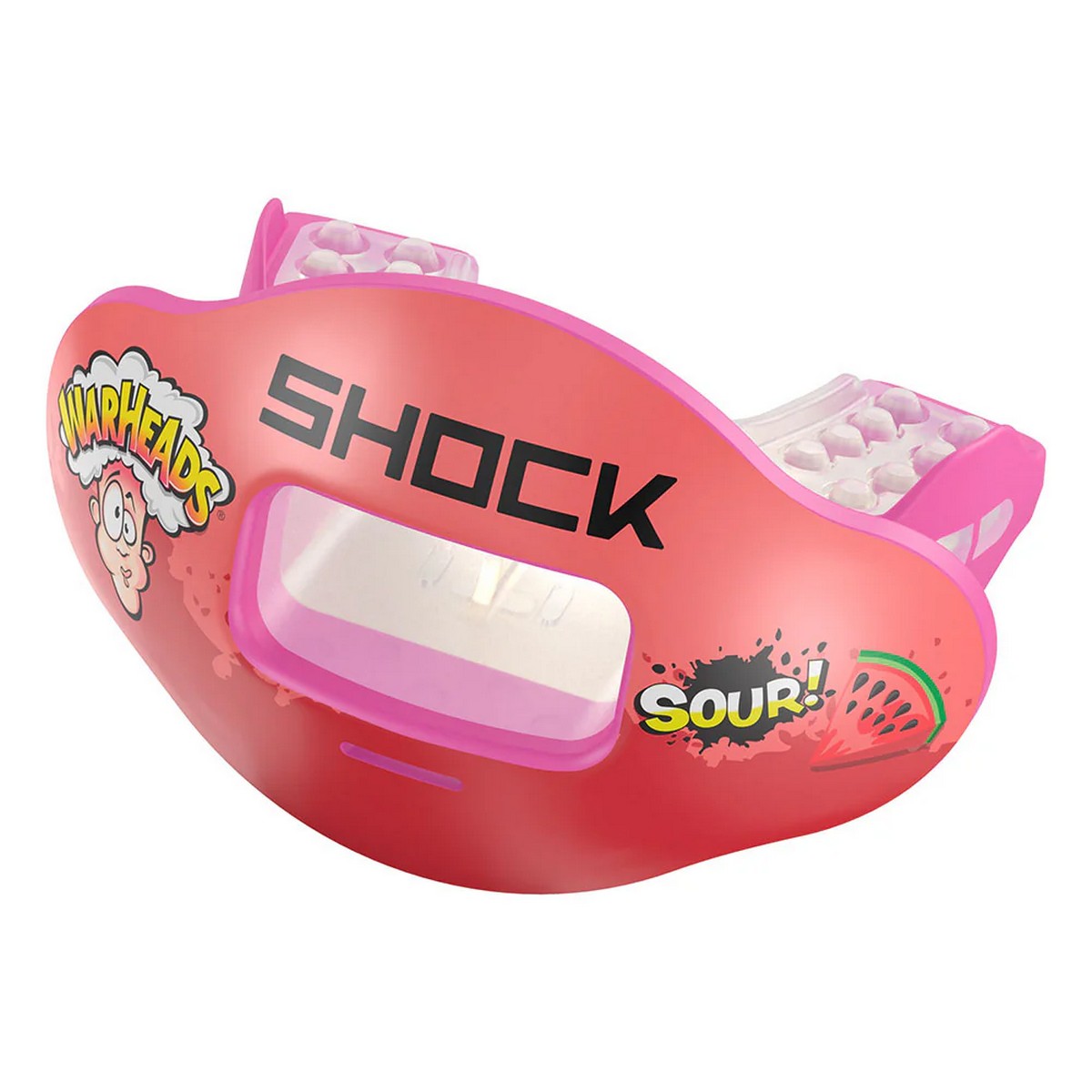 Shock Doctor Max Air Flow Sour Watermelon Warheads Flavored Mouthguard