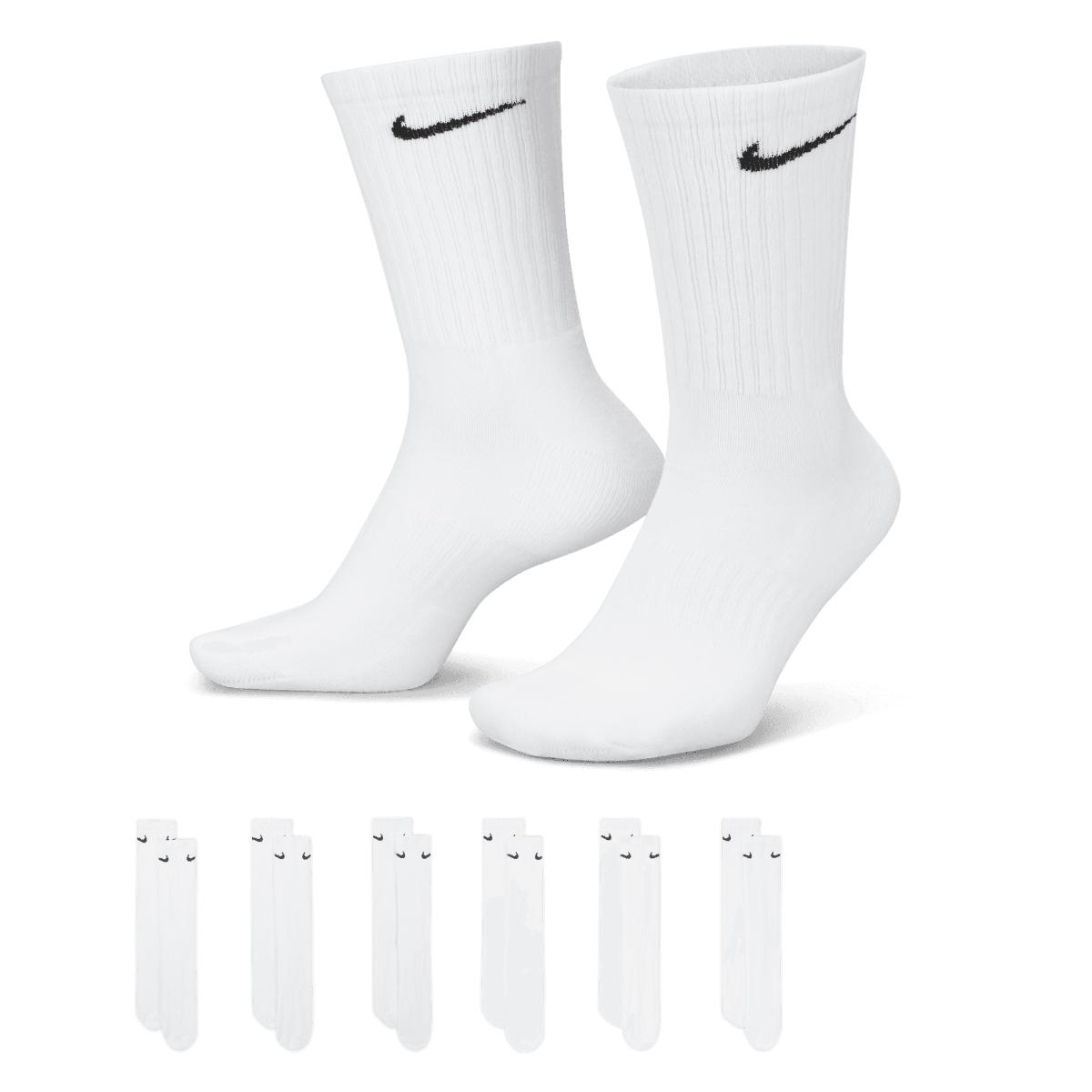 Nike Everyday Cushioned Training Crew Socks (6 Pairs)
