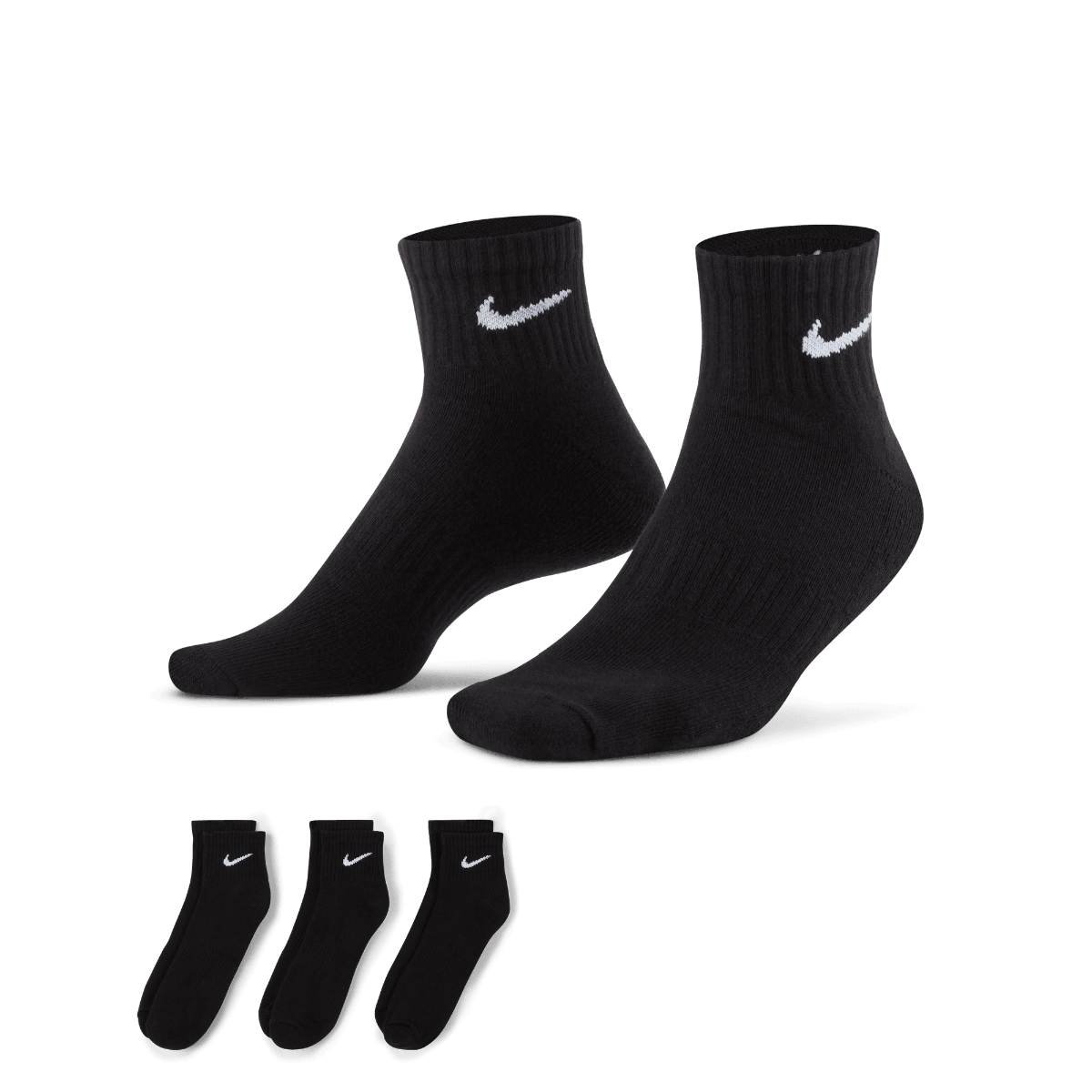 Nike Everyday Cushioned Training Ankle Socks (3 Pairs)