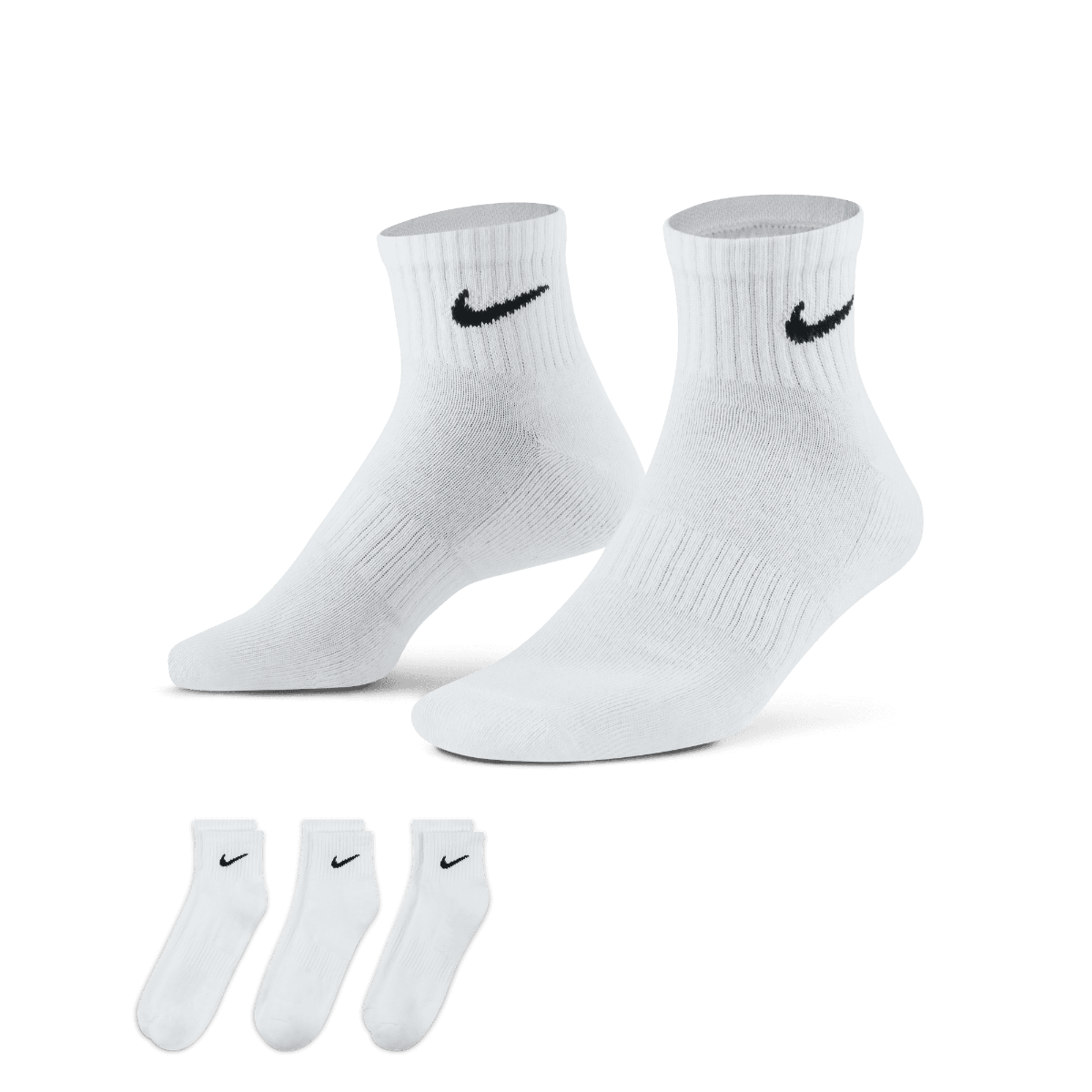 Nike Everyday Cushioned Training Ankle Socks (3 Pairs)