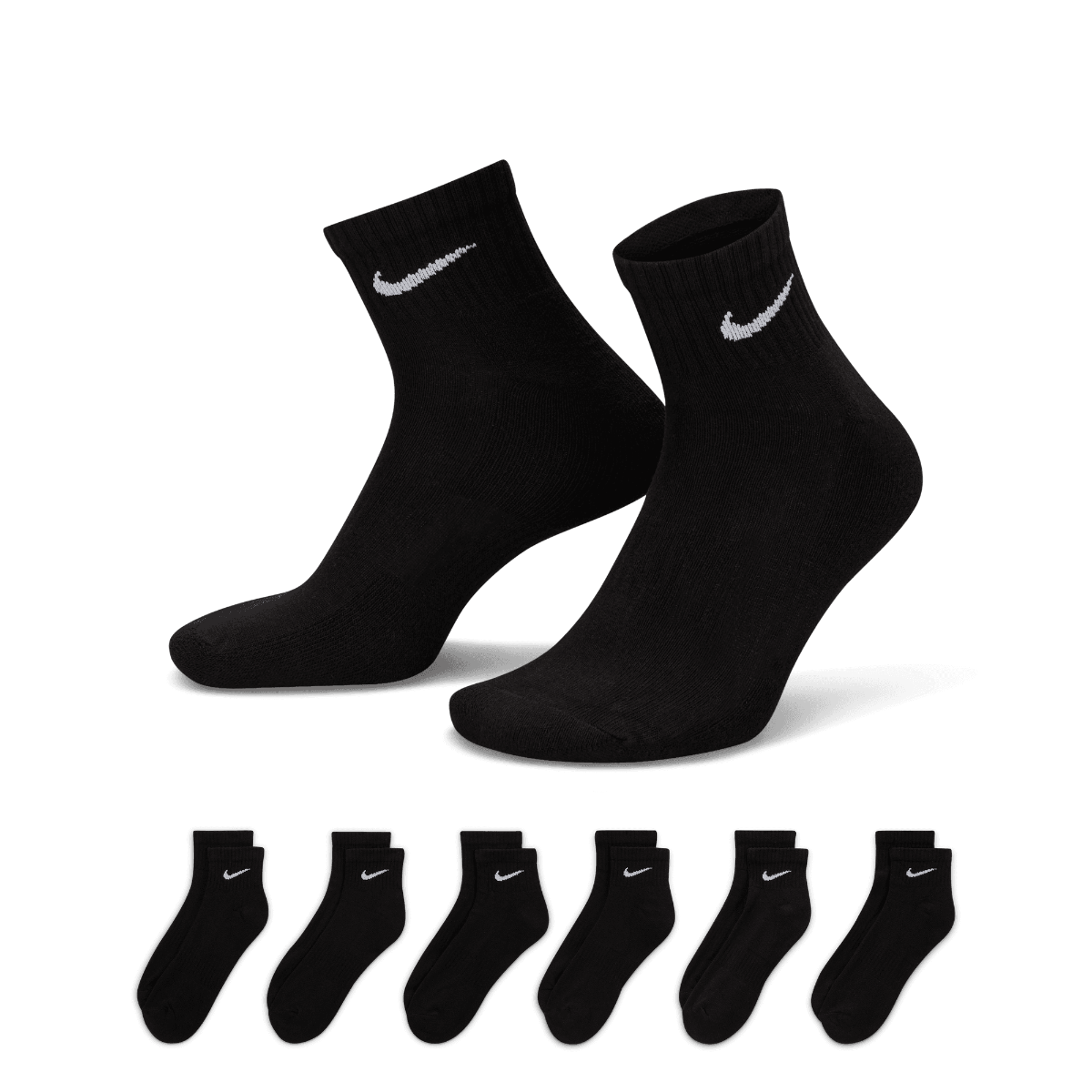 Nike Everyday Cushioned Training Ankle Socks (6 Pairs)