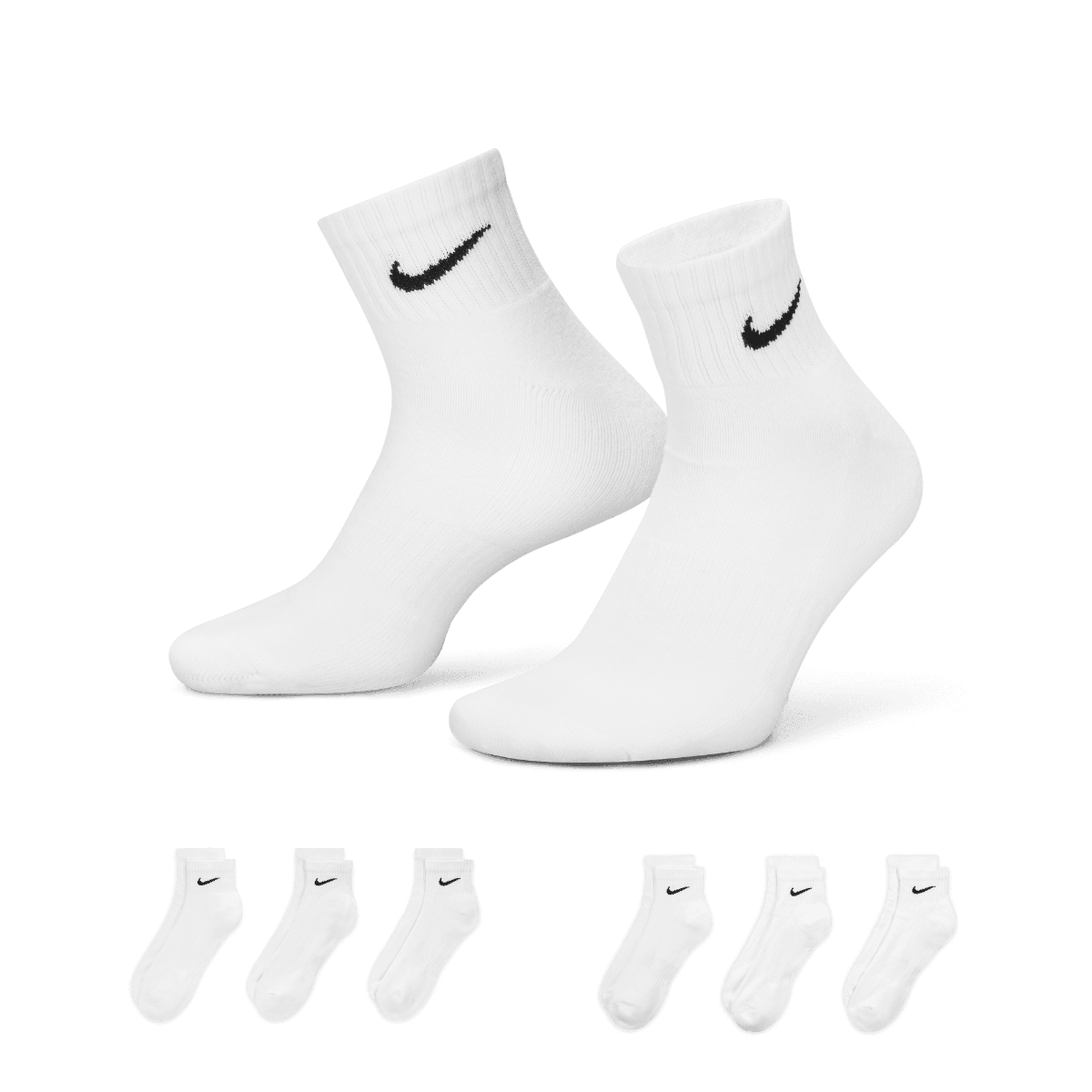 Nike Everyday Cushioned Training Ankle Socks (6 Pairs)