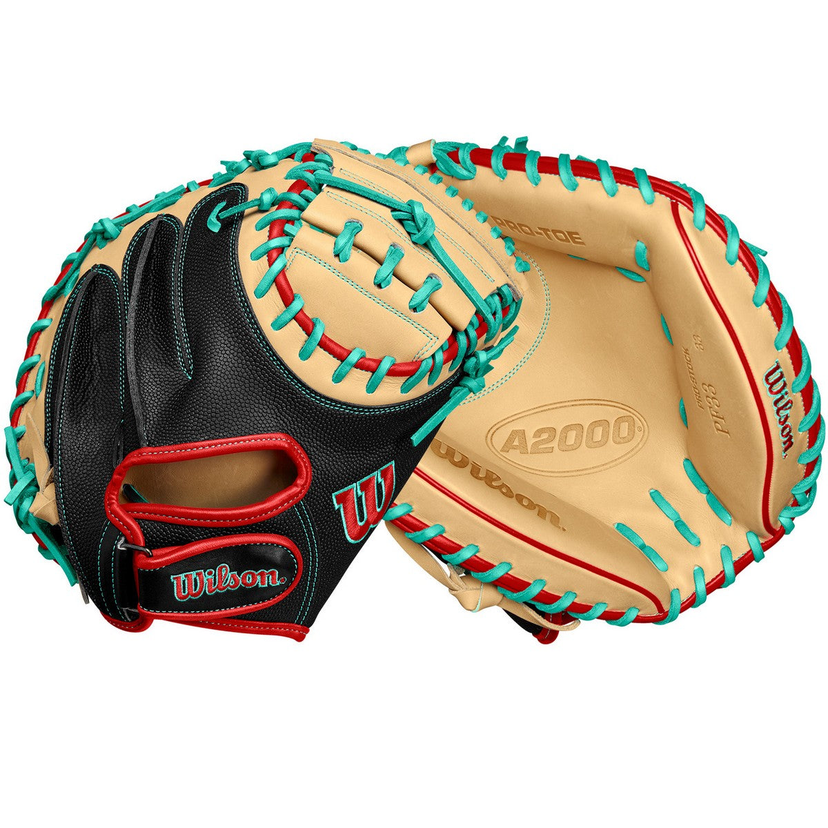 Wilson Fall 2024 A2000 PF33 Model Pedroia Fit 33" Baseball Catcher's Mitt