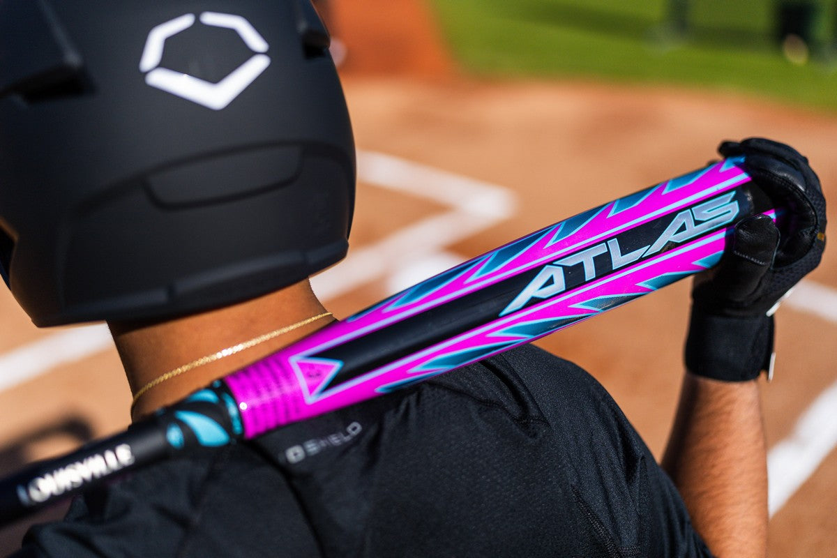 Louisville Slugger 2026 Limited Edition Pink Atlas 2-Piece Hybrid -3 BBCOR Baseball Bat