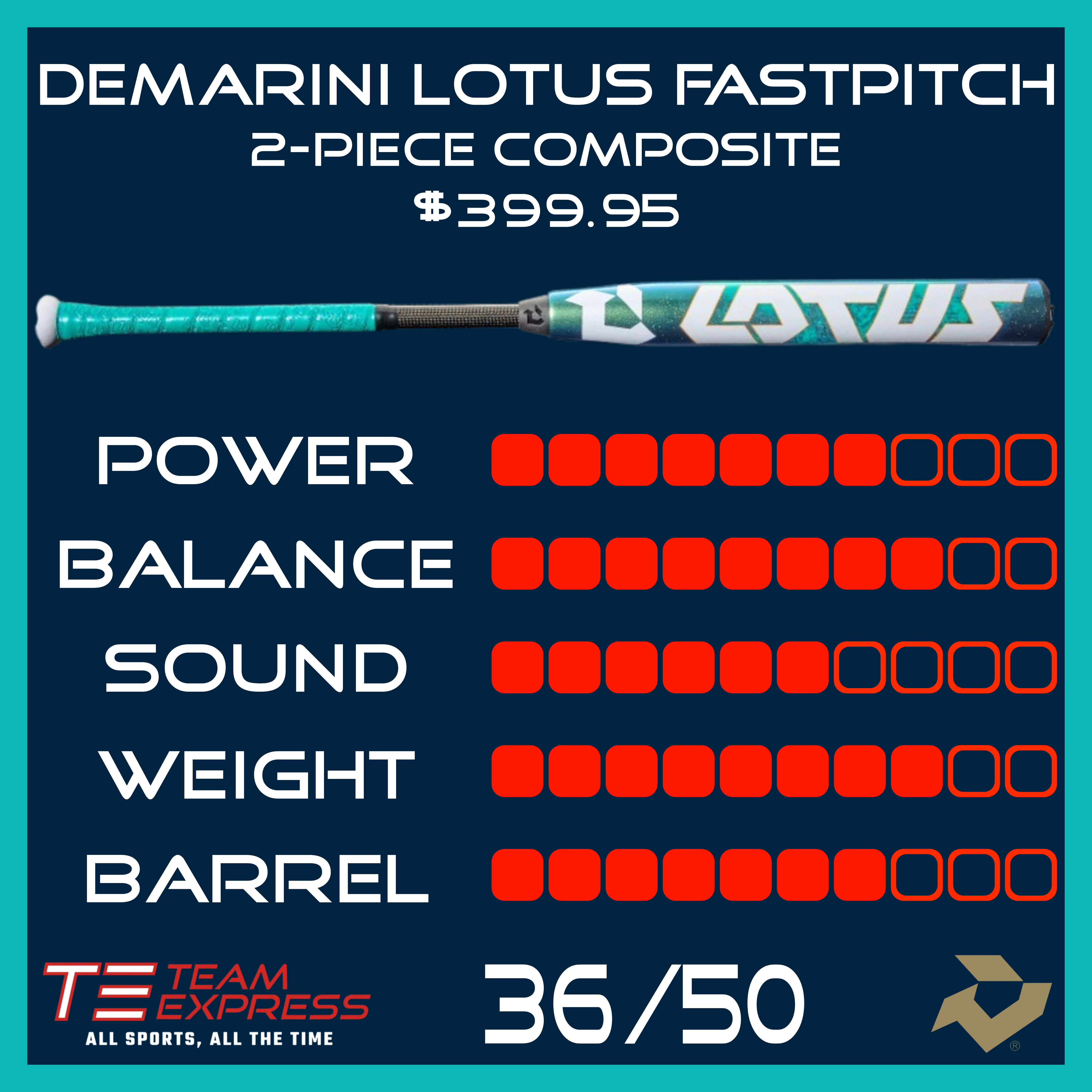 DeMarini 2026 Lotus Fastpitch Bat