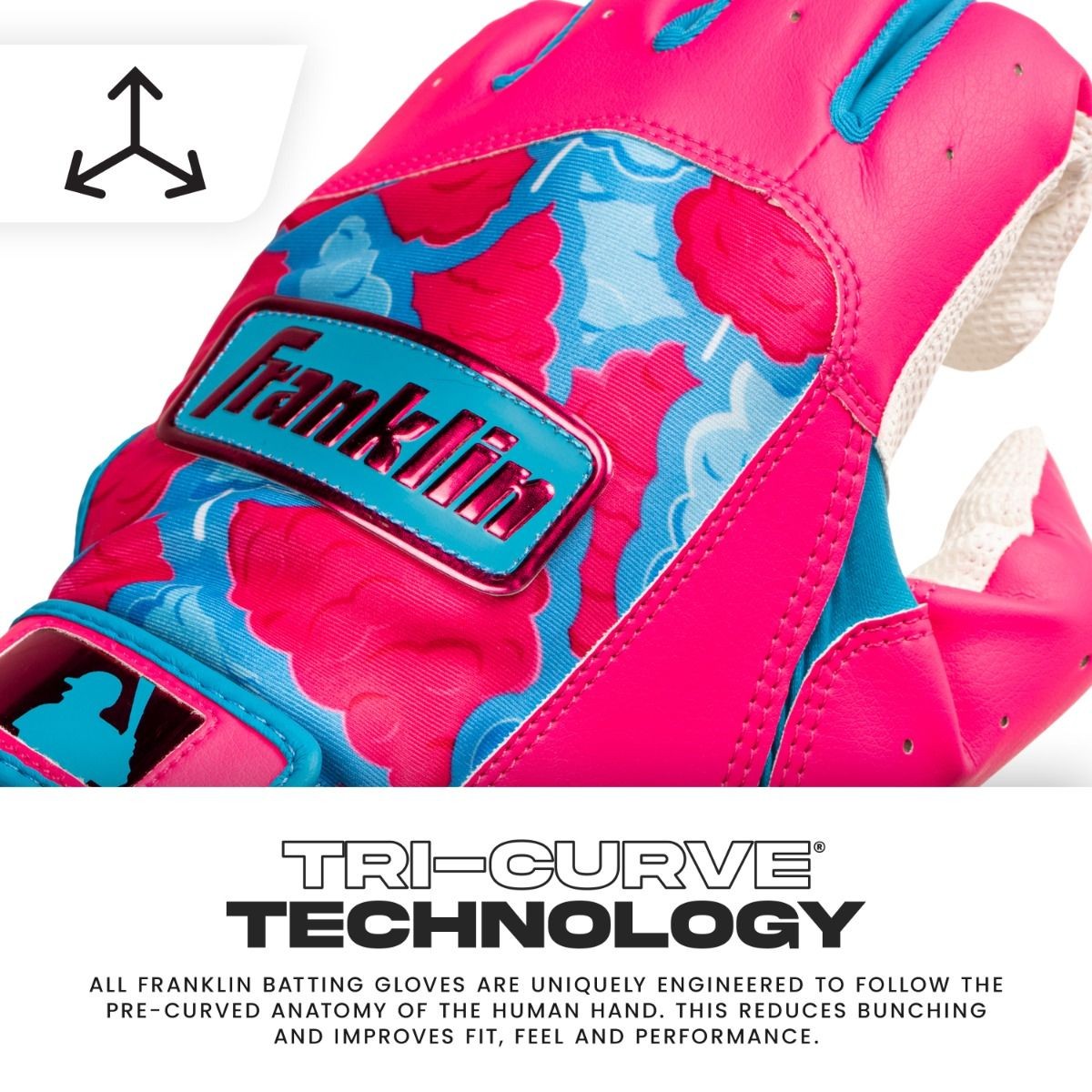 Franklin Youth DigiTek Hi-Lite Baseball Batting Gloves