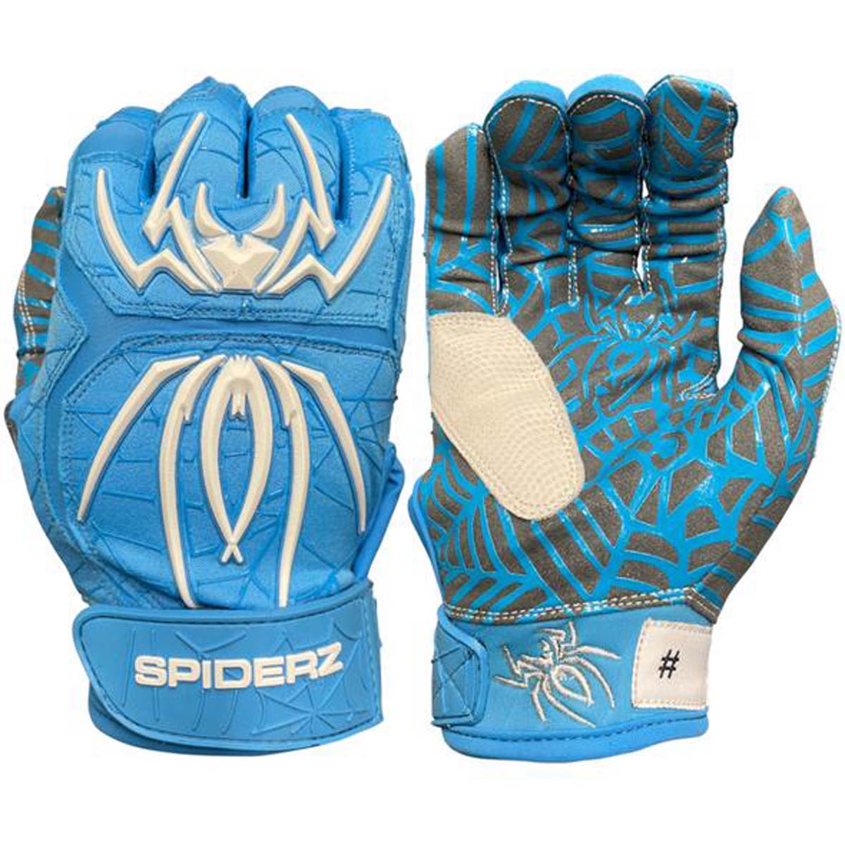 Spiderz 2022 Hybrid Series Mens Baseball Batting Gloves (Pair)