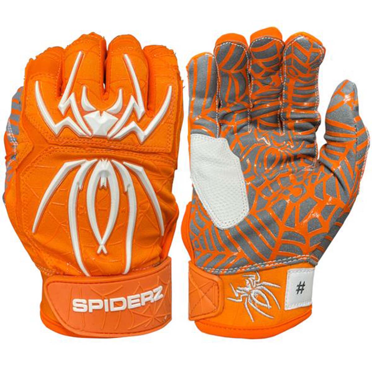 Spiderz 2022 Hybrid Series Mens Baseball Batting Gloves (Pair)