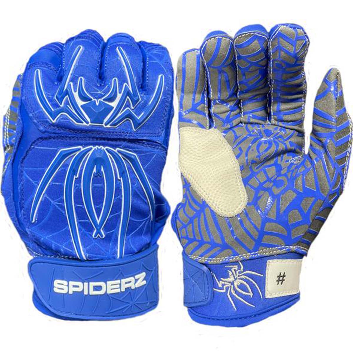Spiderz 2022 Hybrid Series Mens Baseball Batting Gloves (Pair)