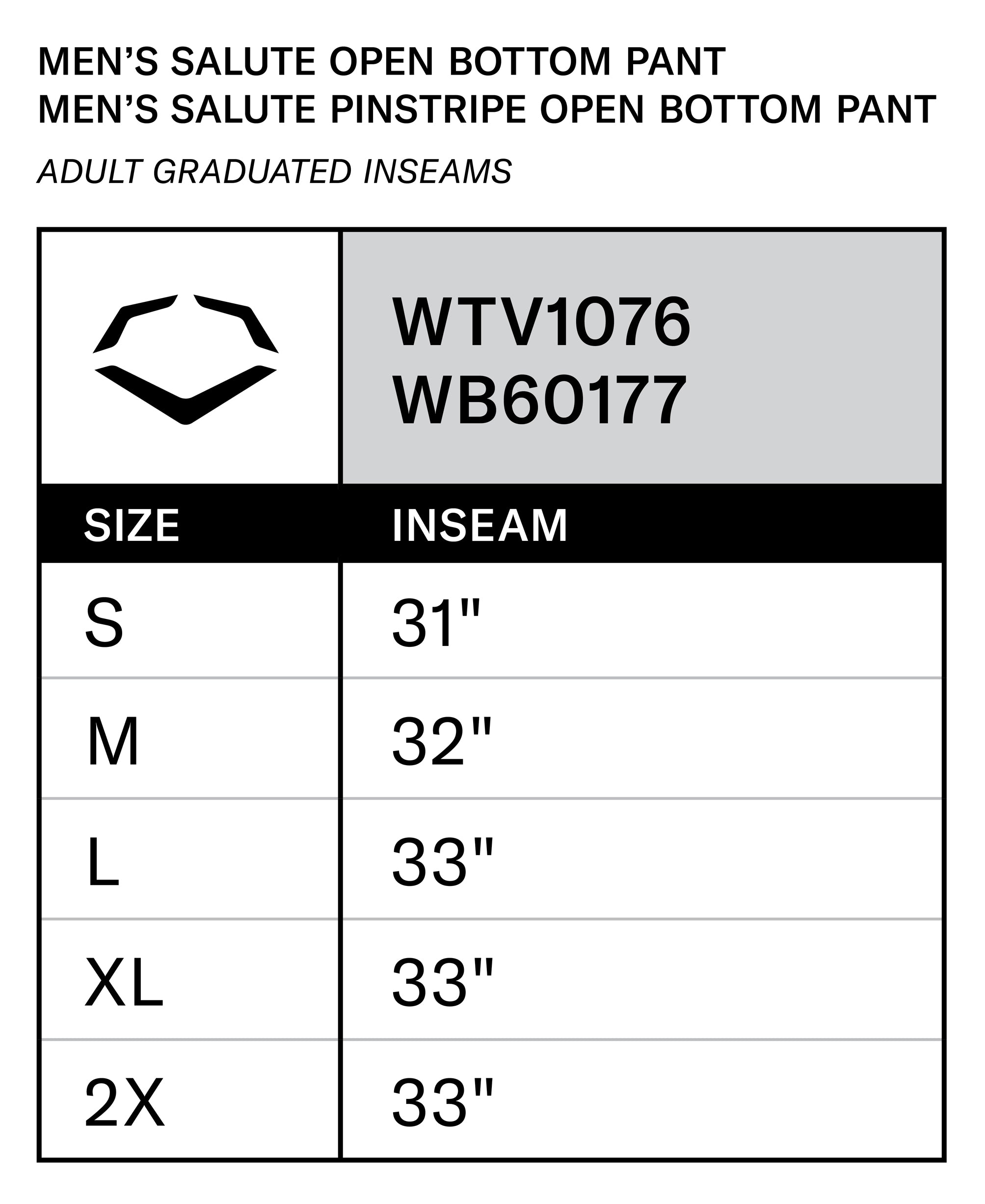 Evoshield Salute Men's Open Bottom Baseball Pants