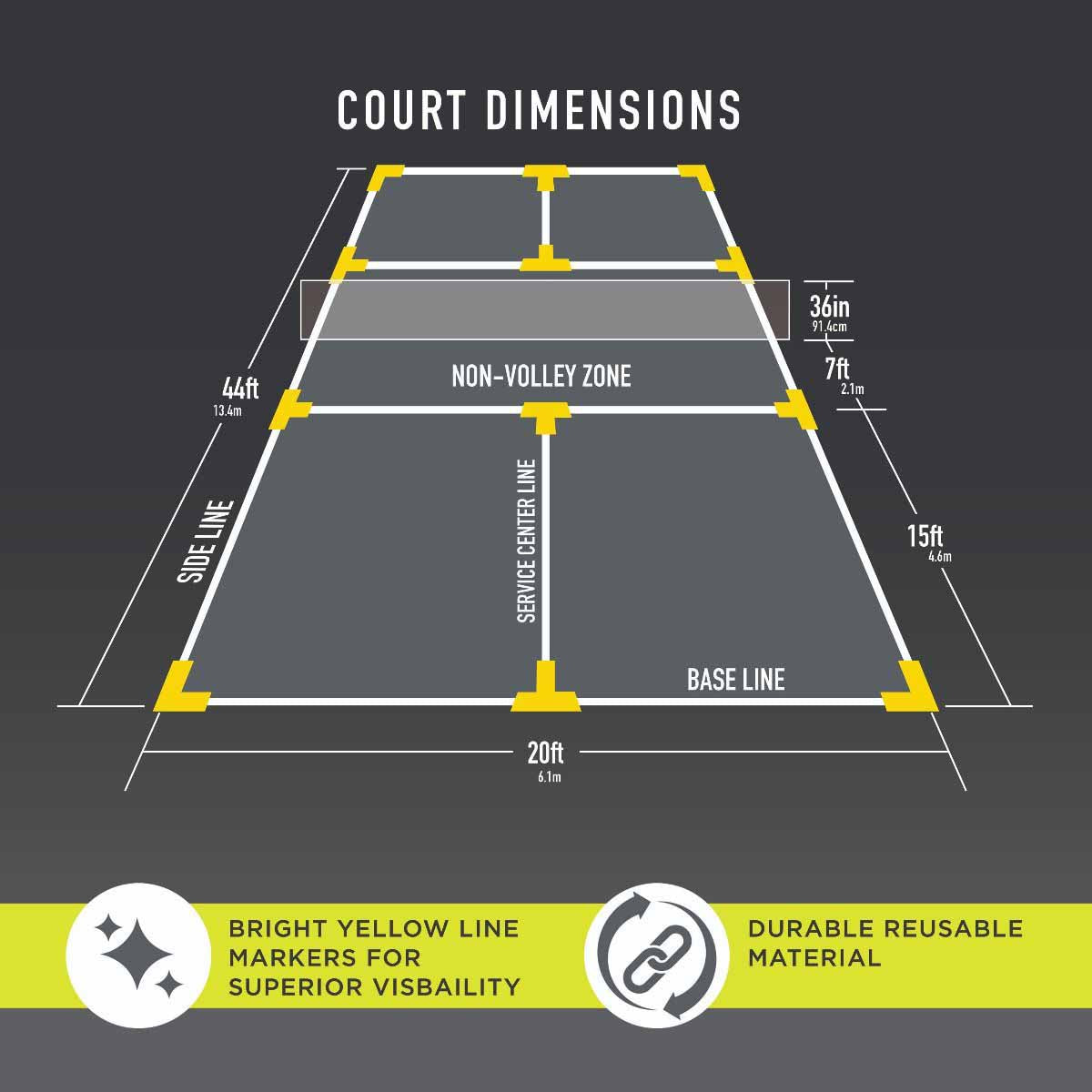 Franklin Pickleball Court Marking Kit
