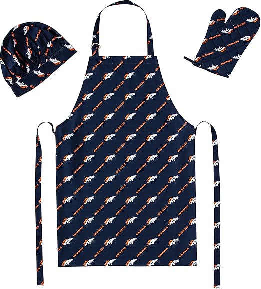 Northwest NFL 3 Piece Set - Apron Oven Mitt and Hat