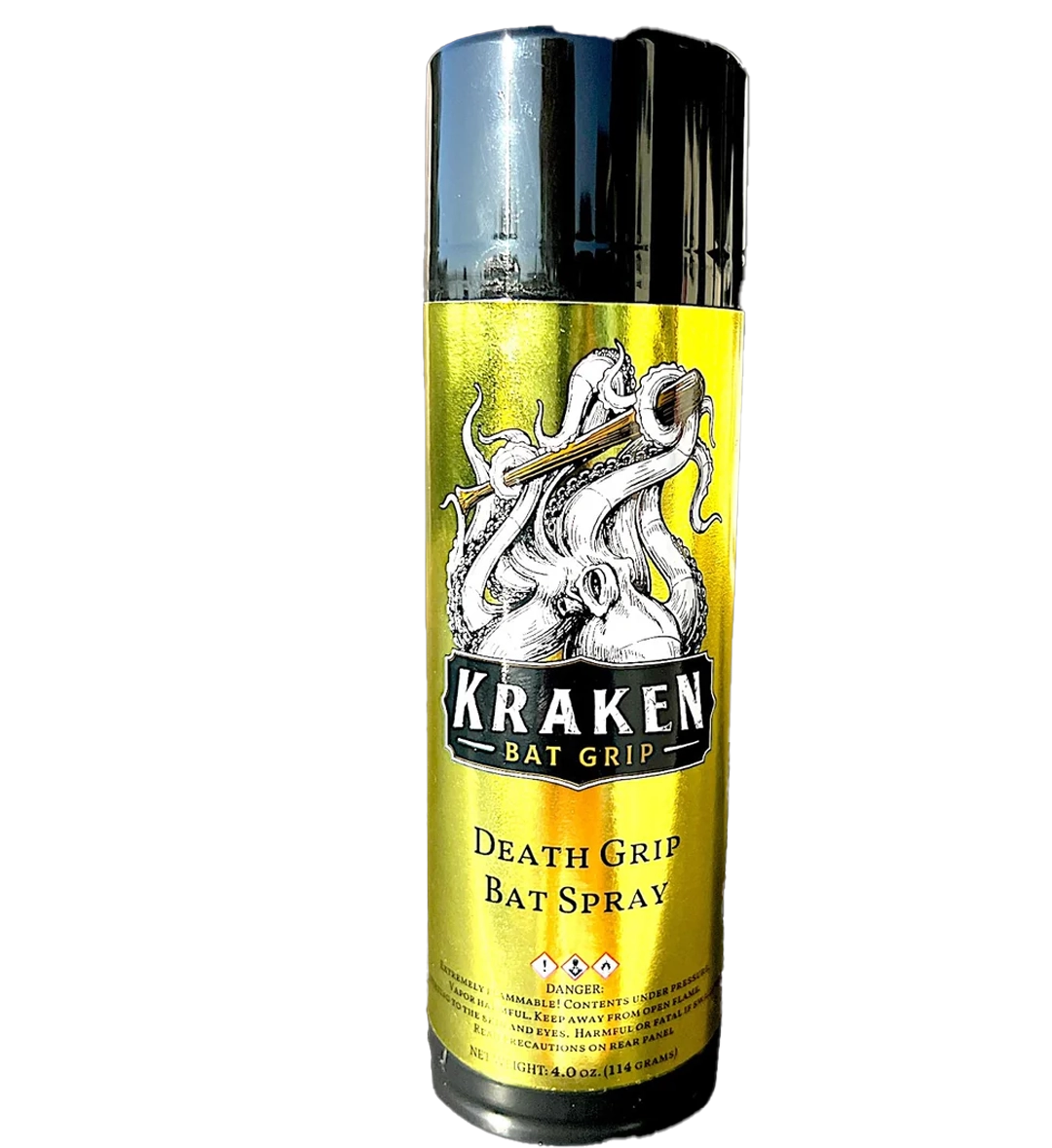 Kraken Metallic Gold Death Grip Bat Spray