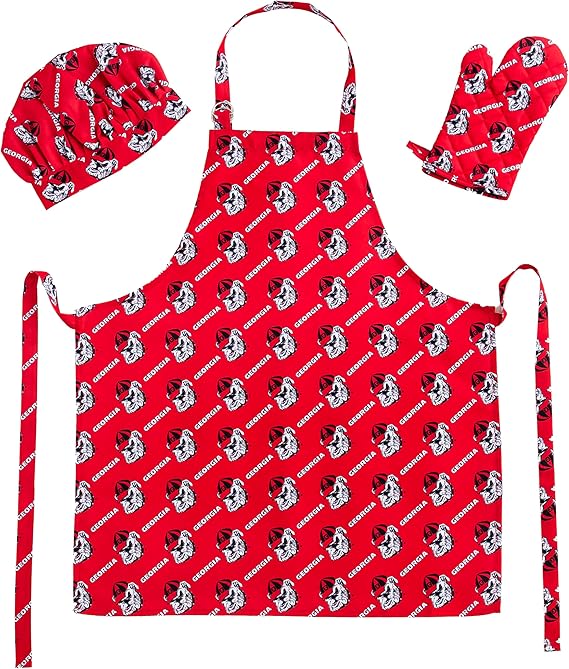Northwest NCAA 3 Piece Set - Apron Oven Mitt and Hat