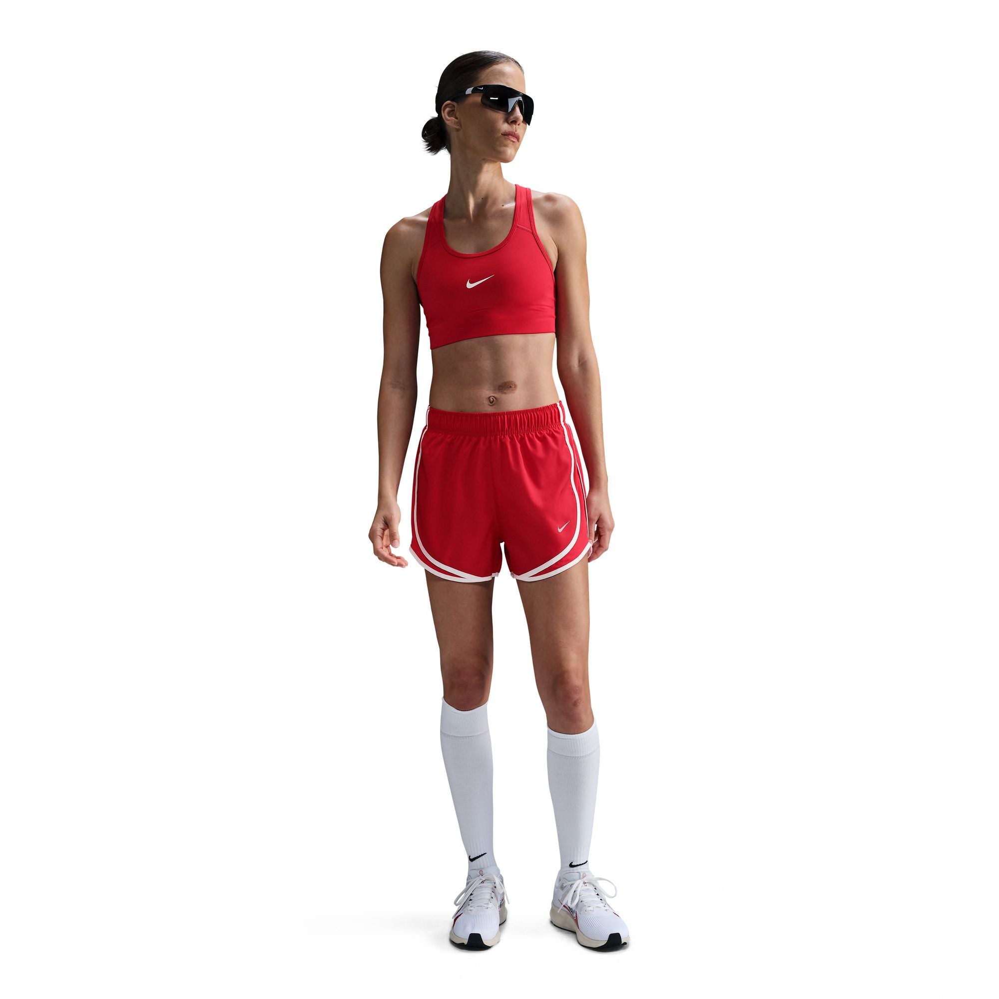 Nike Womens Dri-Fit Mid-Rise 3" Running Shorts