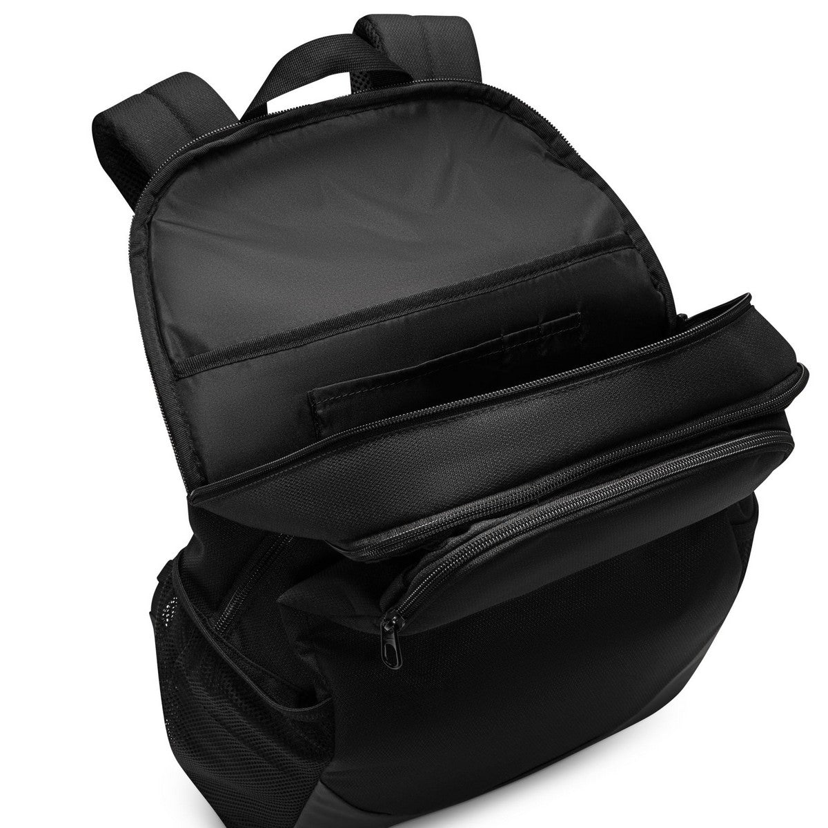 nike brasilia 6 medium backpack Training for Women and Men with Secure Storage & Water Resistant Coating, Black/Black/White : Clothing, Shoes & Jewelry Ventilated zip pocket on the front stores used gear separate from your other things Nike Brasilia Medium Mesh Training