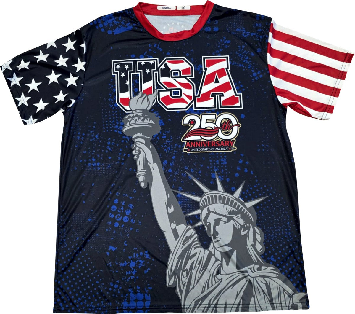 Team Express Adult USA250 Crew Neck T-Shirt