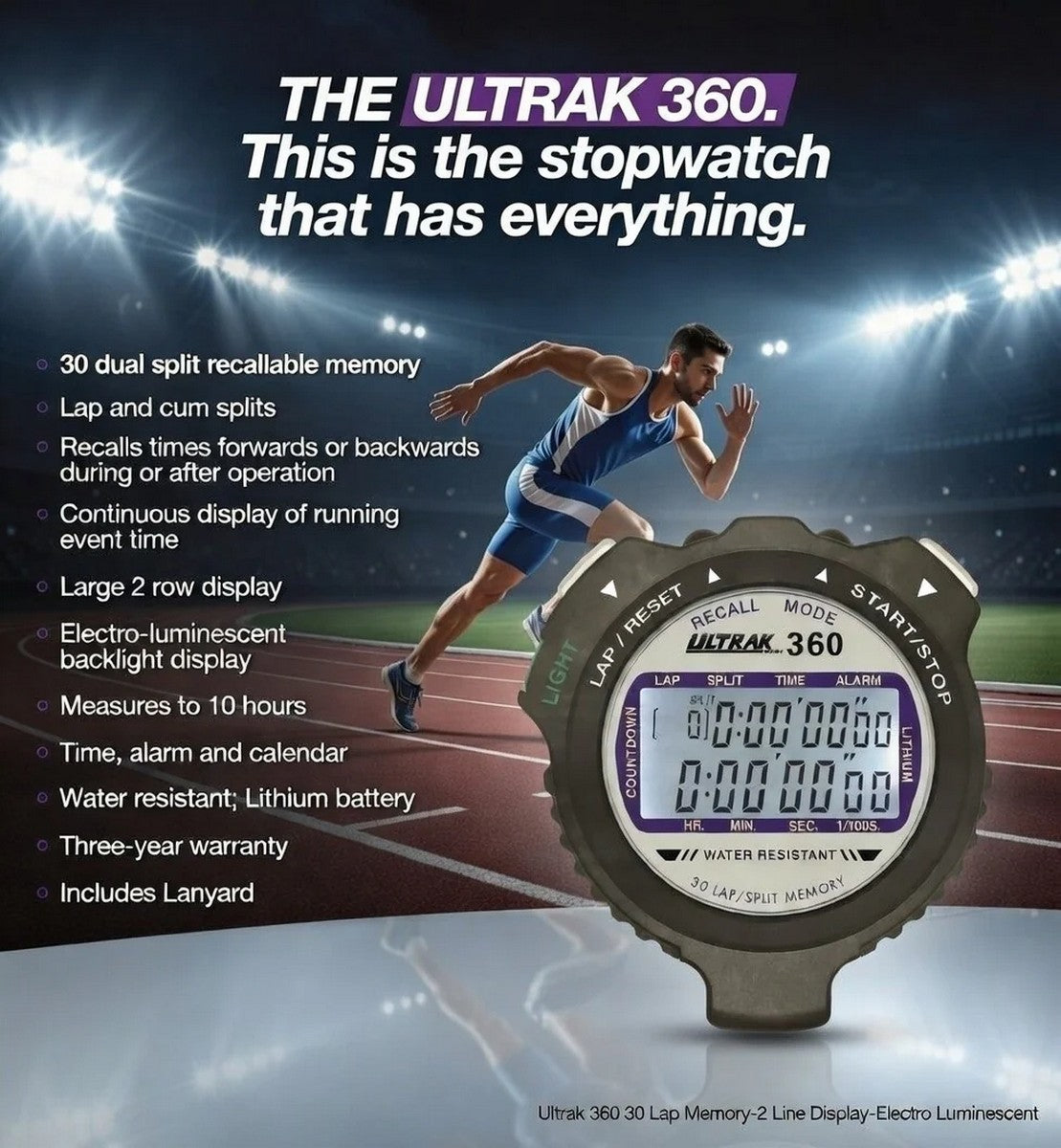 ULTRAK 360 Stopwatch